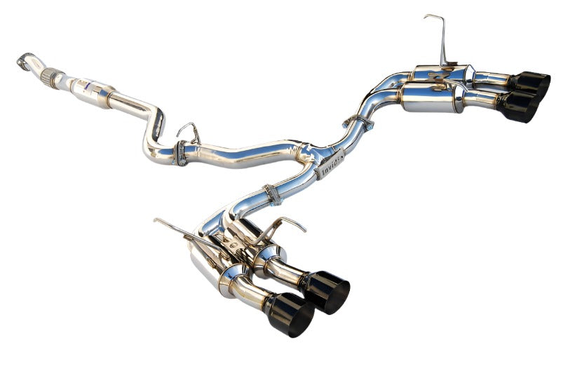 Invidia 2015+ Subaru WRX / STI Gemini/R400 Single Layer Quad Black Tip Cat-Back Exhaust - Black Ops Auto Works