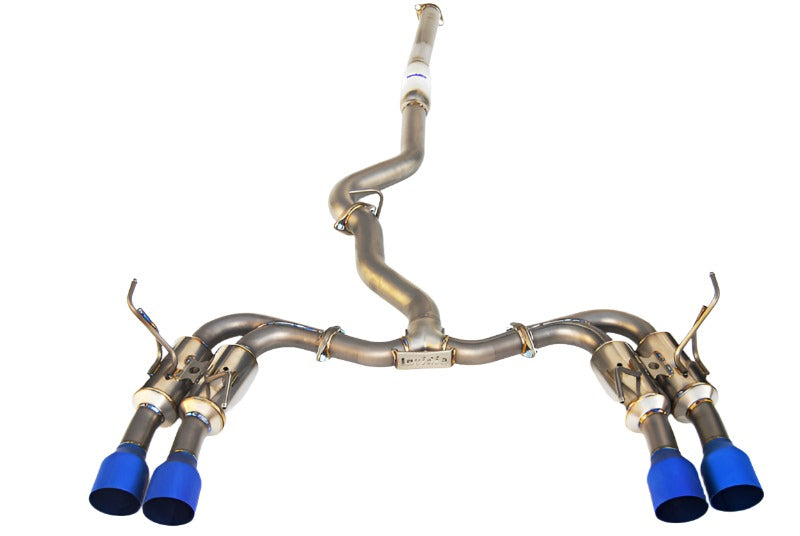 Invidia 2015+ WRX/STi Gemini 80mm Full Titanium Quad 101mm Tip Cat-Back Exhaust - Black Ops Auto Works