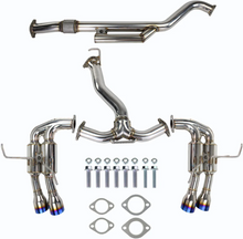 Load image into Gallery viewer, Invidia 2022+ Subaru WRX Gemini Single Layer Quad Titanium Tip Cat-Back Exhaust - Black Ops Auto Works