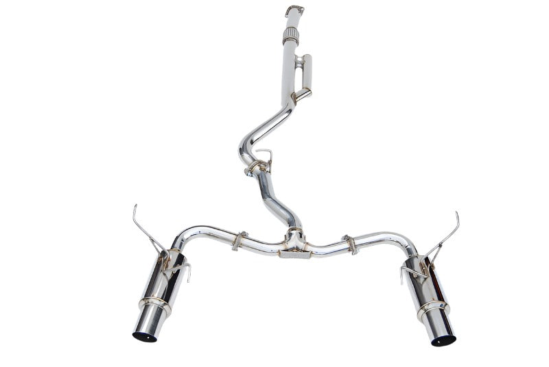 Invidia 2022+ Subaru WRX N1 Twin Outlet Single Layer SS Tip Cat-Back Exhaust - Black Ops Auto Works