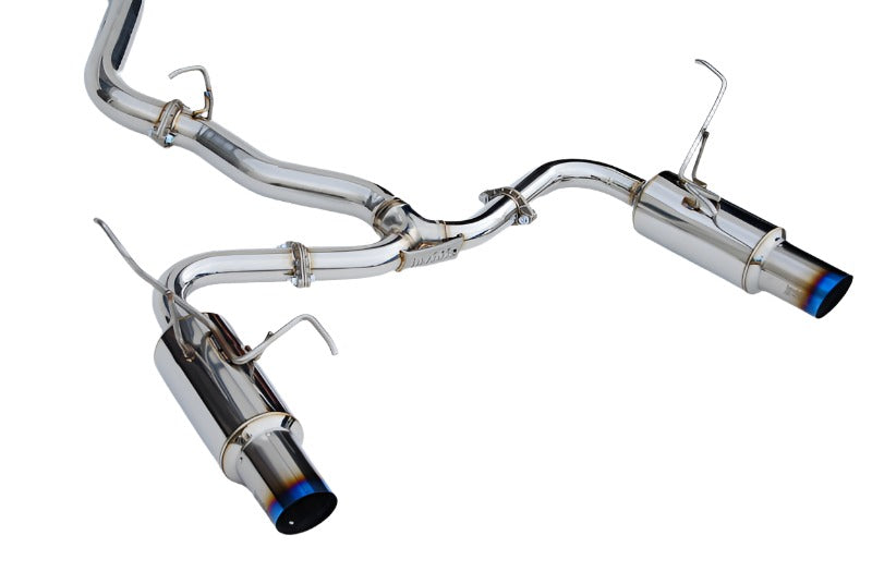 Invidia 2022+ Subaru WRX N1 Twin Outlet Single Layer Tip Cat-Back Exhaust - Black Ops Auto Works