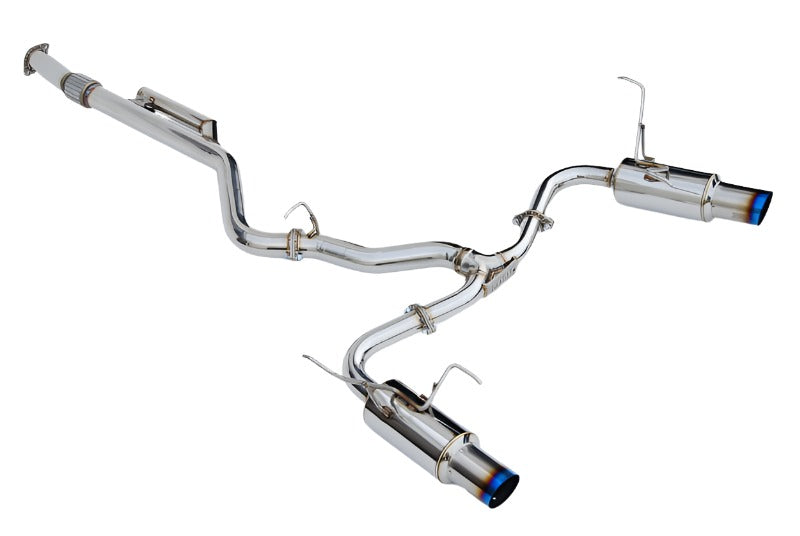 Invidia 2022+ Subaru WRX N1 Twin Outlet Single Layer Tip Cat-Back Exhaust - Black Ops Auto Works