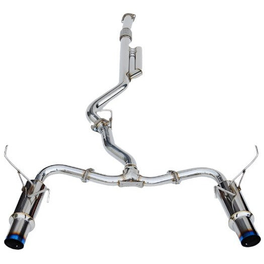 Invidia 2022+ Subaru WRX N1 Twin Outlet Single Layer Tip Cat-Back Exhaust - Black Ops Auto Works