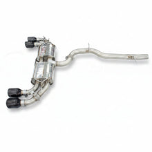 Load image into Gallery viewer, Invidia Invidia 2022+ Volkswagen Golf R MK8 76mm R400 Valved Cat Back Exhaust Straight Cut Black Tips