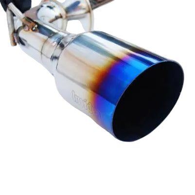 Invidia 88-91 Civic EF9 3DR 60mm (101mm tip) Titanium Tip Cat-back Exhaust Invidia INVHS88HC3GTT