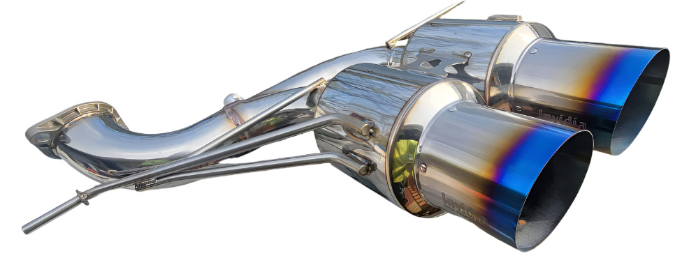 Invidia 13+ Ford Focus ST N1 Titanium Tip Cat-back Exhaust - Invidia HS13FFSGD1GT