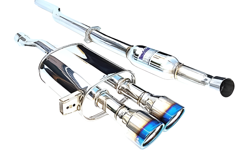 Invidia 13+ Ford Focus ST Q300 Oval Titanium Tip Cat-back Exhaust - Invidia HS13FFSQ32OT
