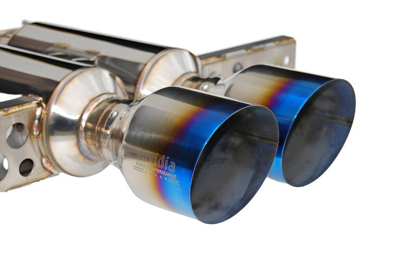 Invidia 2017+ Honda Civic Hatchback Sport/Sport Touring Gemini Titanium Tip Cat-back Exhaust - Invidia HS17CHB7GM2ST