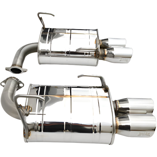 Invidia 22+ Subaru WRX Q300 3.5in. Rolled Dual Wall S.S Tip Axle-back Exhaust - Invidia HS22SW4AQ4RSL