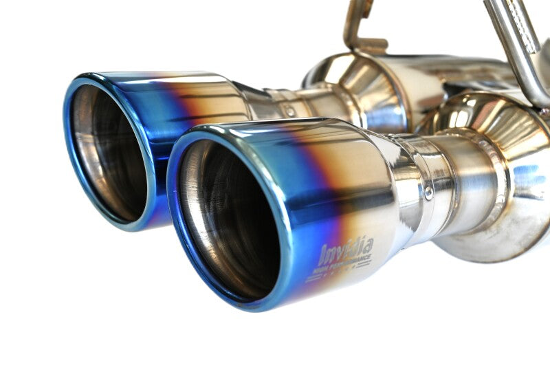 Invidia 22+ Toyota GR Corolla R400 Rolled Titanium Tip Cat-Back - Invidia HS22TGCGM2RTL