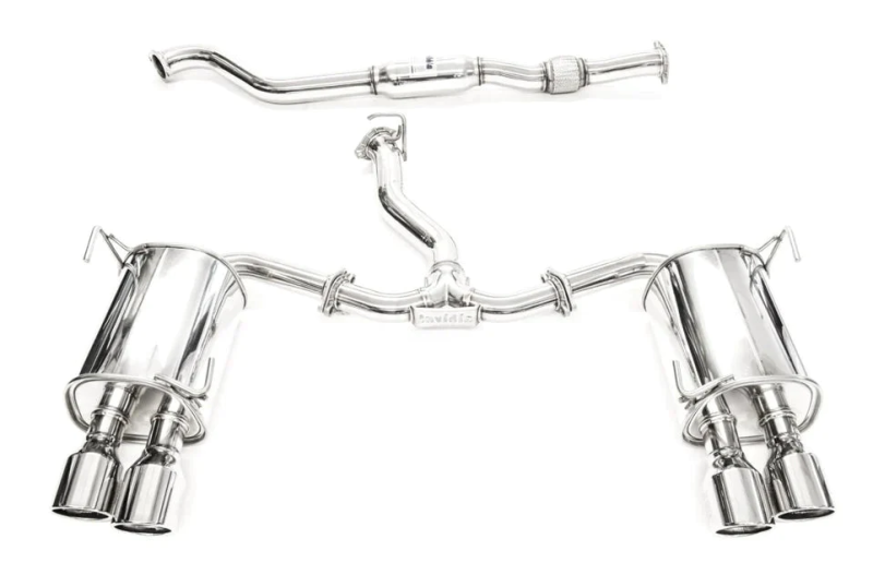 Invidia 2022+ Subaru WRX Q300 Rolled Stainless Steel Tip Cat-Back Exhaust - Invidia HS22WRXG3S