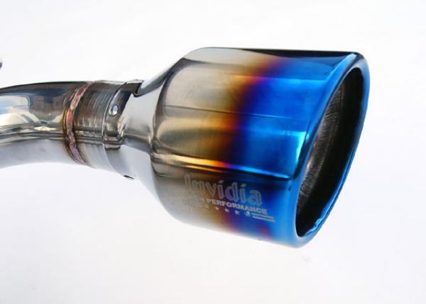 Invidia Subaru BRZ / Scion FRS Q300 w/ Rolled Titanium Tips Cat- Back Exhaust (Blue Edge) Invidia INVHS12SSTG3T