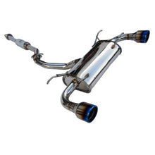 Load image into Gallery viewer, Invidia Subaru BRZ / Scion FRS Q300 w/ Rolled Titanium Tips Cat- Back Exhaust (Blue Edge) Invidia INVHS12SSTG3T