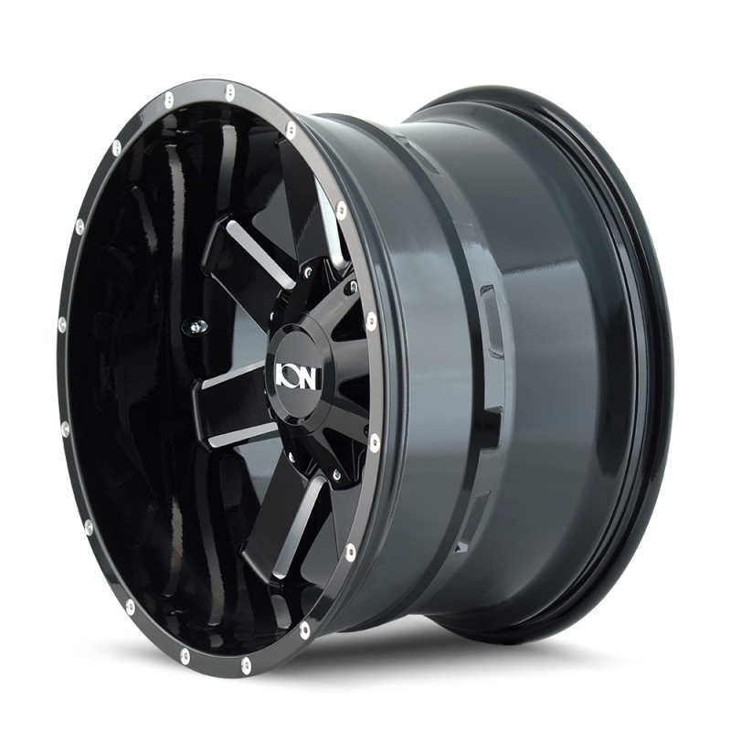ION Type 141 17x9 / 6x135 BP / 18mm Offset / 106mm Hub Gloss Black Milled Wheel - Black Ops Auto Works