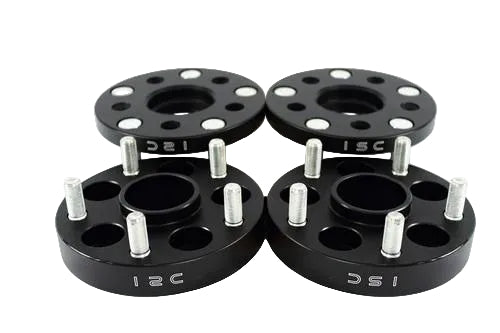 ISC Suspension 5x114 Hub Centric Wheel Spacers 15mm Black (Pair) ISC Suspension ISCWS5X11415B