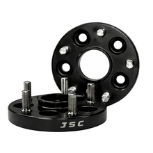 Load image into Gallery viewer, ISC Suspension 5x114 Hub Centric Wheel Spacers 25mm 56.1HB Black (Pair) ISC Suspension ISCWS5X11425B