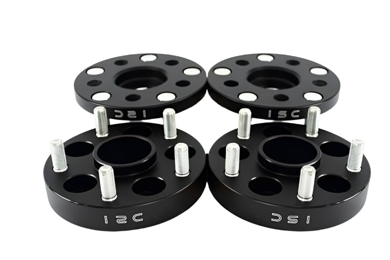 ISC Suspension 5x114.3 Hub Centric Wheel Spacers 20mm Black (Pair) - Black Ops Auto Works