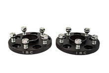 Load image into Gallery viewer, ISC Suspension Mazda/Mitsubishi 5x114.3 Hub Centric (67 Hub Bore) Wheel Spacers 15mm Black (Pair) ISC Suspension ISCWSMM15B