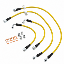 Load image into Gallery viewer, ISR IS-NIS-1335 braided brake line kit for 2003-2009 Nissan 350Z Brembo models