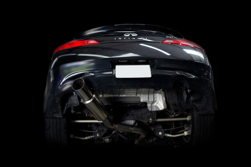 ISR Performance GT Single Exhaust - Infiniti G37 Coupe RWD - Black Ops Auto Works
