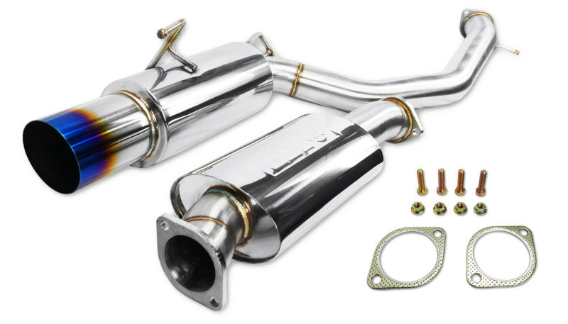 ISR Performance GT Single Exhaust With Burnt Tip - Nissan 370Z - Black Ops Auto Works