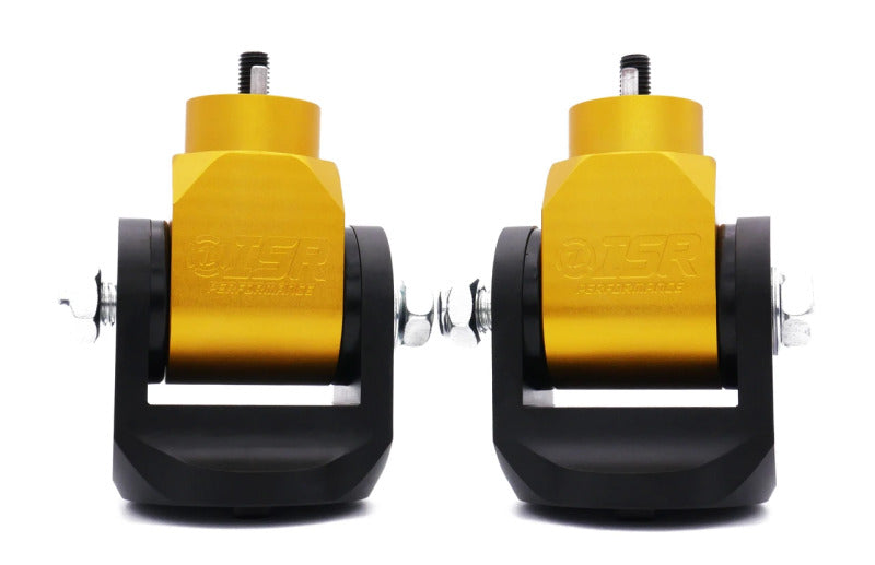 ISR Performance Billet Engine Mount Set with Poly Bushings - Nissan 370Z/G37 Z34 - ISR Performance IS-EMK-Z34-P