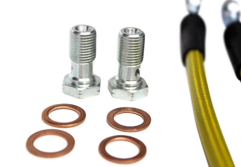 ISR Performance Stainless Steel Front Brake Lines - Nissan 240sx (S13/S14) - ISR Performance IS-NIS-1225FRTS