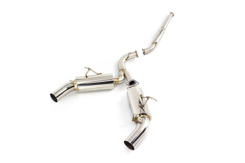 ISR Performance ST Polished Tip Exhaust - Scion FRS / Subaru BRZ / Toyota GT86/GR86 - ISR Performance IS-ST-GT86-P