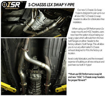 Load image into Gallery viewer, ISR Performance S-Chassis LS Swap Y-Pipe - Black Ops Auto Works
