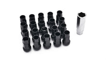Load image into Gallery viewer, ISR Performance Steel 50mm Open Ended Lug Nuts M12x1.25 - Black - Black Ops Auto Works