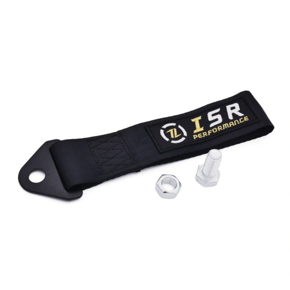 ISR Performance Universal Racing Tow Strap - Black - ISR Performance IS-TS-BK