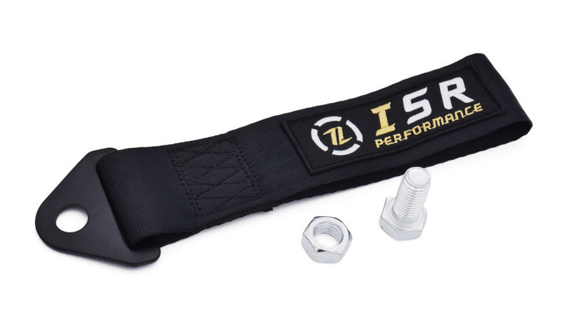 ISR Performance Universal Racing Tow Strap - Black - Black Ops Auto Works