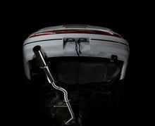 Load image into Gallery viewer, ISR Series II GT non-resonated exhaust installed on Nissan 240SX S13 rear view