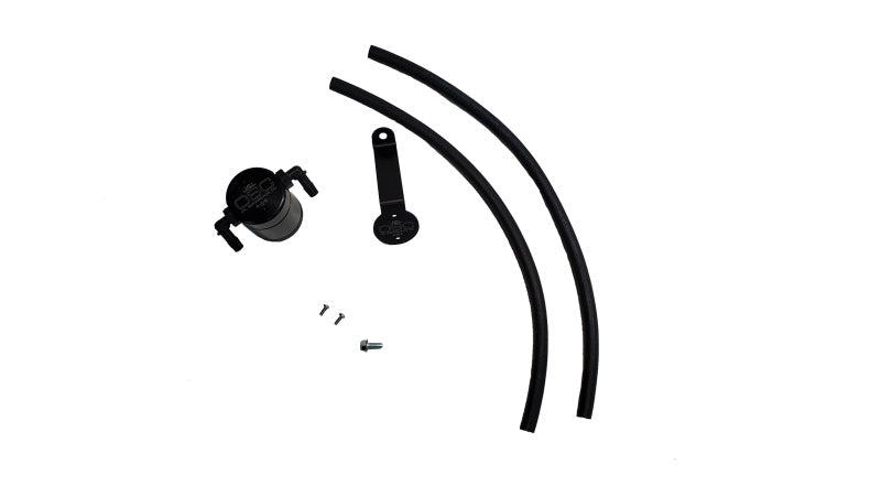 J&L 19-23 Ford/Lincoln SUV &amp; Trucks w 2.0 EcoBoost Driver Side Oil Separator 3.0 - Black Ano - J&L JLT3044D-B