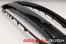 Load image into Gallery viewer, Jaguar F-Type Carbon Fiber Grill Frame and License Plate Bar Kit - Black Ops Auto Works