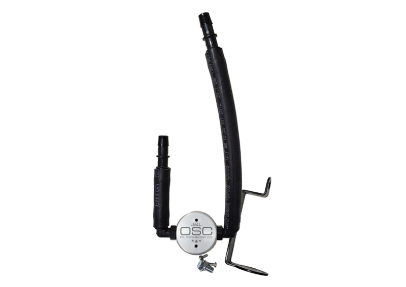 J&amp;L 05-23 Dodge Charger 5.7L Hemi Passenger Side Oil Separator 3.0 - Clear Anodized - Black Ops Auto Works