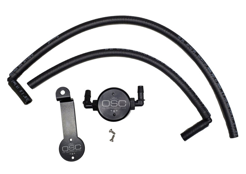 J&amp;L 05-23 Toyota 4Runner 4.0L Driver Side Oil Separator 3.0 - Black Anodized - Black Ops Auto Works
