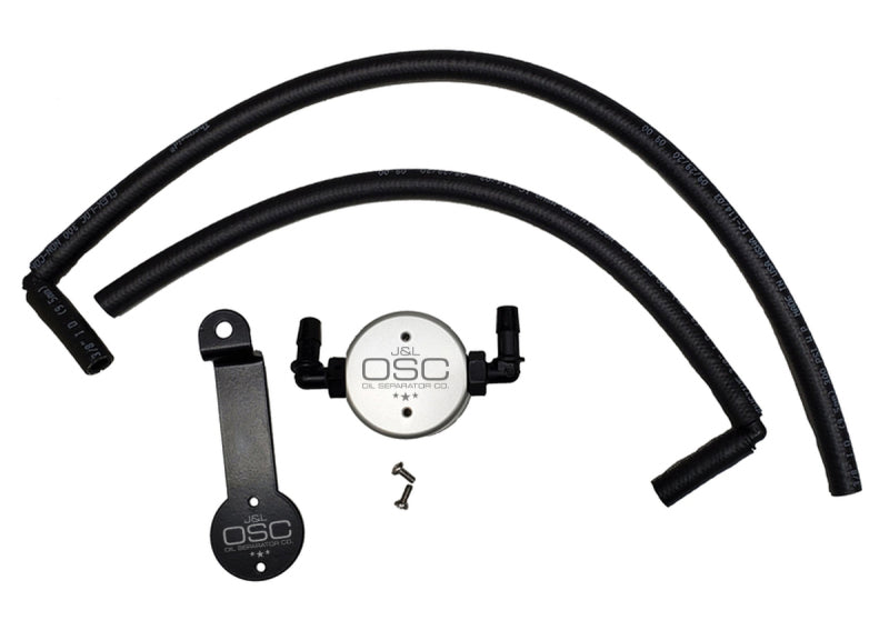 J&amp;L 05-23 Toyota 4Runner 4.0L Driver Side Oil Separator 3.0 - Clear Anodized - Black Ops Auto Works