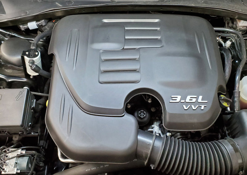 J&amp;L 11-23 3.6L V6 Dodge Charger/Challenger/Chrysler 300C Oil Separator 3.0 - Clear Anodized - Black Ops Auto Works