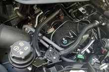 Load image into Gallery viewer, J&amp;L 15-22 Ford Transit 150/250/350 3.5L EcoBoost Passenger Side Oil Separator 3.0 - Black Anodiz - Black Ops Auto Works