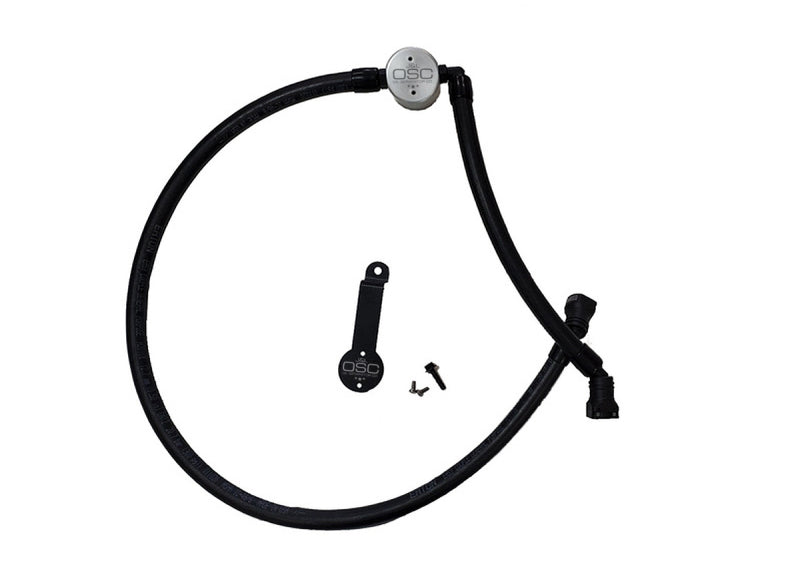 J&amp;L 18-23 Jeep Wrangler JL 3.6L Driver Side Oil Separator 3.0 - Clear Anodized - Black Ops Auto Works