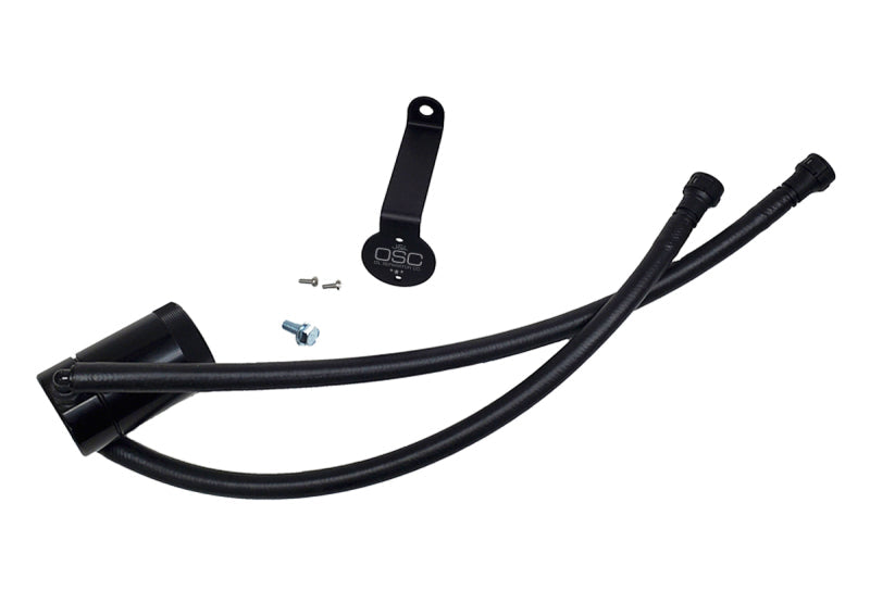 J&amp;L 20-23 Chevy Silverado/GMC Sierra 2500/3500 6.6L Drivers Side Oil Separator 3.0 - Black Anodi - Black Ops Auto Works