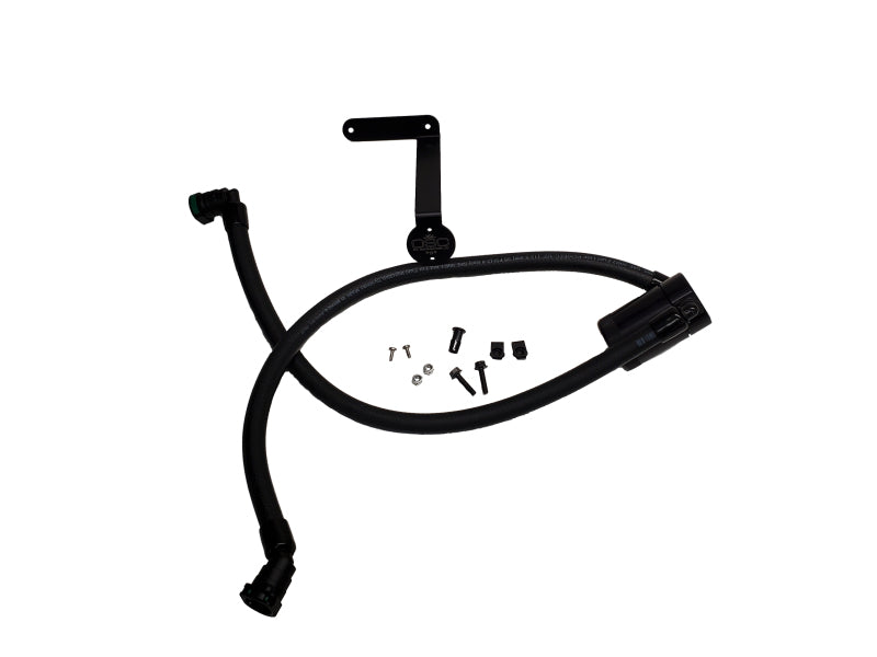 J&amp;L 2011-2023 Ford F-150 2.7L/3.5L/5.0L Passenger Side Oil Separator 3.0 - Black Anodized - Black Ops Auto Works