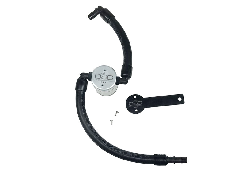 J&amp;L 2019-2023 Dodge Ram 1500 5.7L Oil Separator 3.0 Passenger Side - Clear Anodized - Black Ops Auto Works