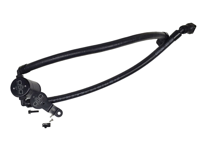J&amp;L 2020-2023 Ford Explorer 3.0L EcoBoost Oil Separator 3.0 Passenger Side - Black Anodized - Black Ops Auto Works