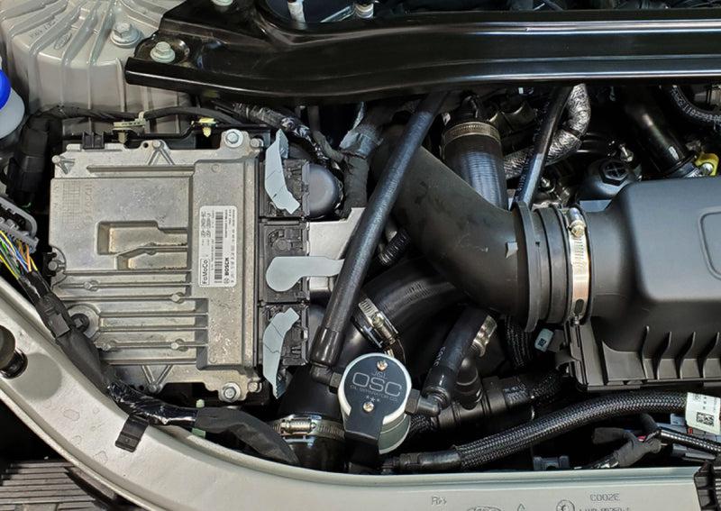 J&amp;L 2020-2023 Ford Explorer 3.0L EcoBoost Oil Separator 3.0 Passenger Side - Clear Anodized - Black Ops Auto Works