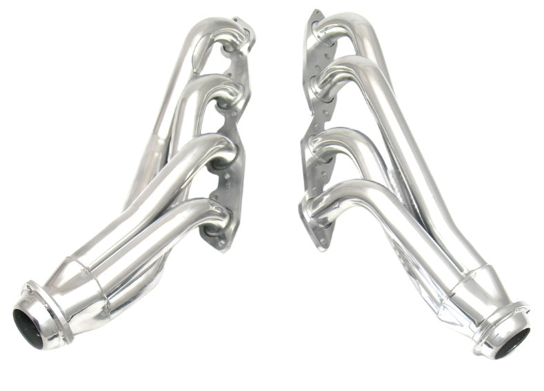 JBA 01-03 Gm Truck 8.1L BBC w/o EGR/A.I.R. 1-3/4in Primary Silver Ctd Cat4Ward Header - Black Ops Auto Works