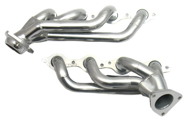 JBA 02-13 GM Truck 4.8L/5.3L LS Silver Ctd Cat4Ward Header - Black Ops Auto Works