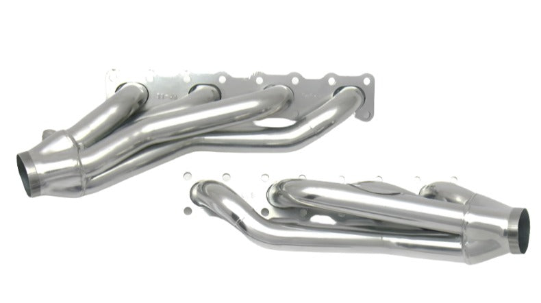 JBA 04-15 Nissan 5.6L VK56DE Oval Port 1-5/8in Primary Silver Ctd Cat4Ward Header - Black Ops Auto Works