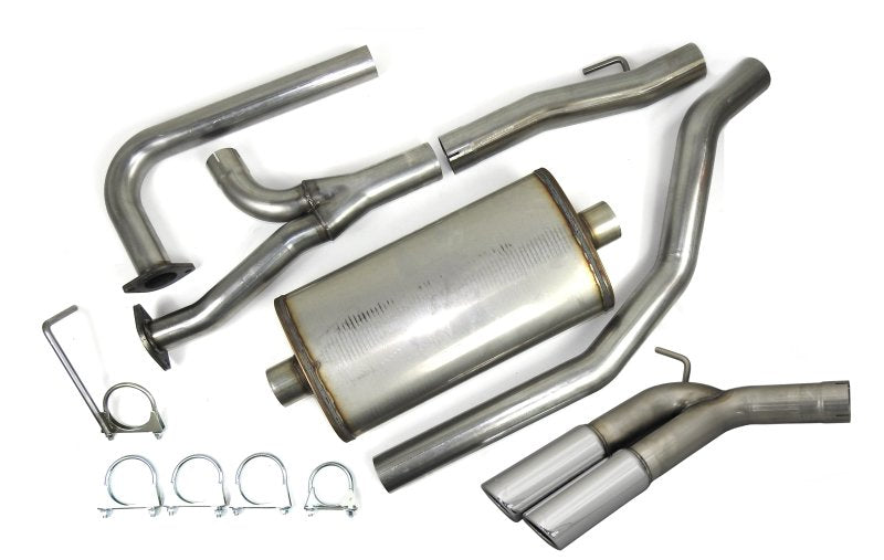 JBA 04-20 Nissan Titan 5.6L 409SS Pass Side Dual Exit Cat-Back Exhaust - Black Ops Auto Works